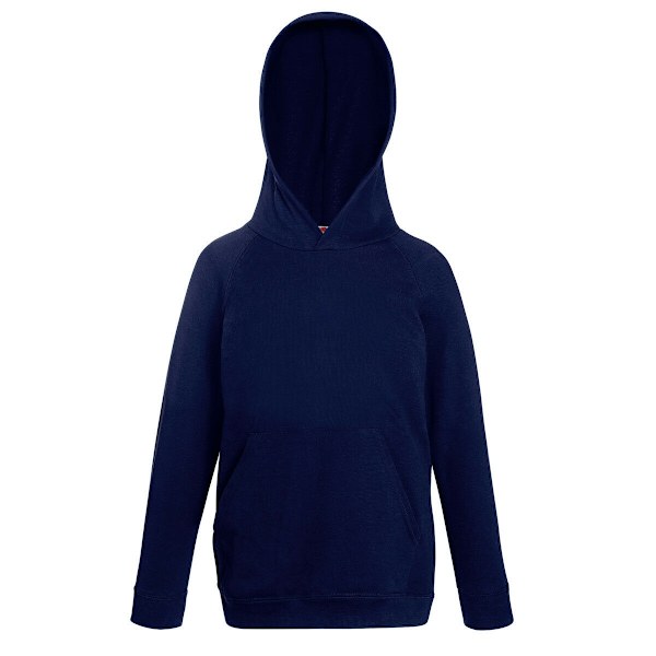 Fruit Of The Loom Barnens Unisex Lättviktshuvtröja Deep Navy 14-15