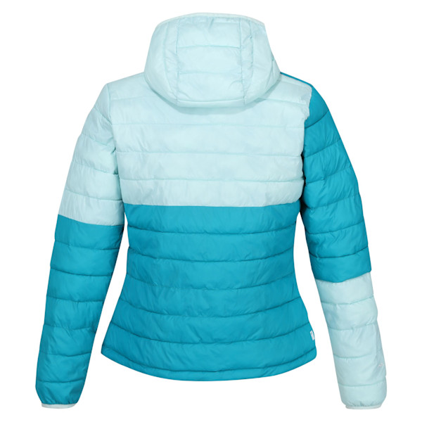 Regatta Dam/Kvinnor Hillpack II Huvförsedd Vadderad Jacka 18 UK Tahoe Blå/Blekt Aqua Tahoe Blue/Bleached Aqua 18 UK