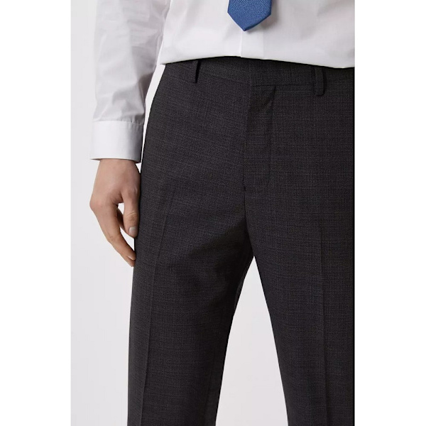 Burton Herr Textured Slim Suit Byxor 32R Charcoal Charcoal 32R