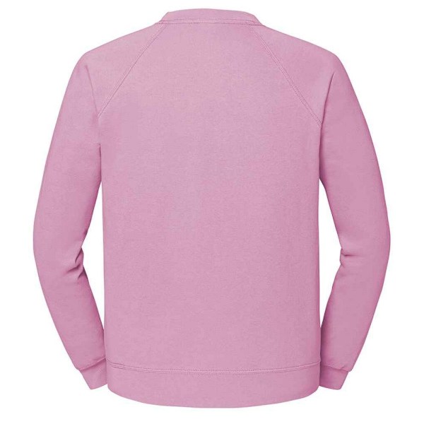 Fruit of the Loom Unisex Klassisk Raglan Sweatshirt M Ljusrosa Light Pink M