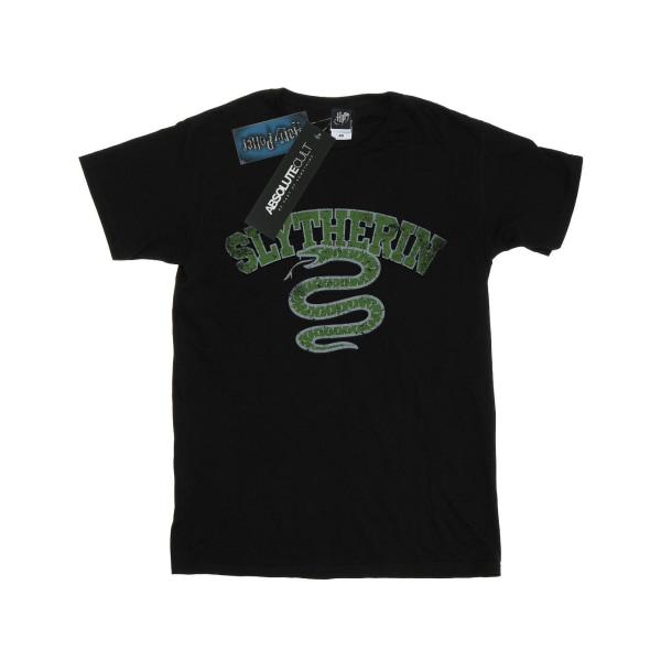 Harry Potter T-shirt för män med Slytherins sportemblem, M, svart Black M