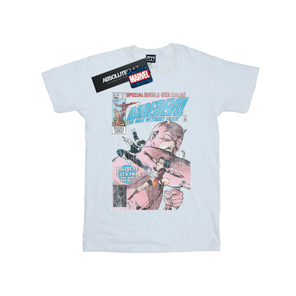 Marvel Dam/Damer Daredevil Distressed Bullseye Vs Elektra C White XL