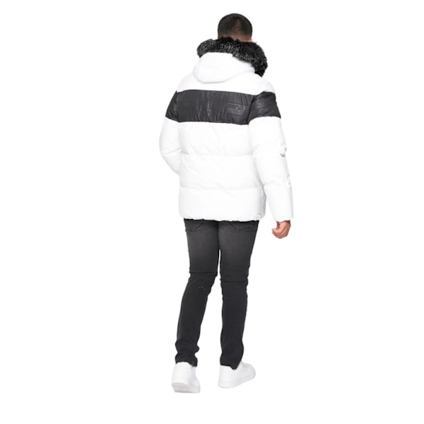 Glorious Gangsta Rocavin Kort Pufferjacka för Män L Vit White L