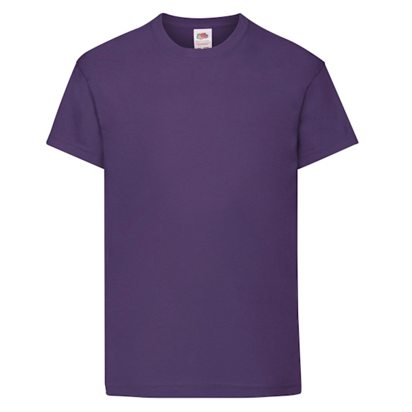 Fruit of the Loom Barn/Barn Original T-shirt 12-13 år P Purple 12-13 Years