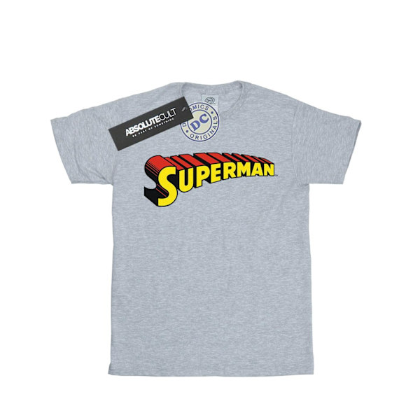 DC Comics Superman Telescopic Loco T-shirt L Sports Grey Sports Grey L