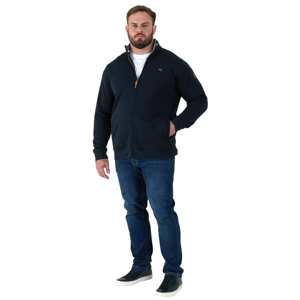 Duke Herr D555 Johnson Heldragkedja Kingsize Sweatshirt 6XL Marinblå Navy 6XL