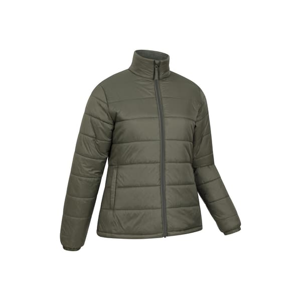 Mountain Warehouse Damjacka för Kvinnor/Damer Essentials Lightweight Padded Green 8 UK