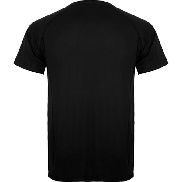 Roly Herr Montecarlo Kortärmad Sport T-shirt L Solid Svart Solid Black L