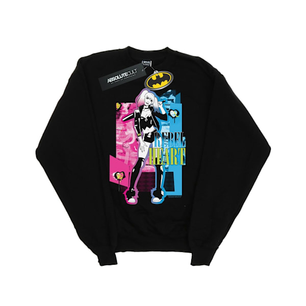 DC Comics Herr Harley Quinn Rebel Heart Sweatshirt L Svart Black L