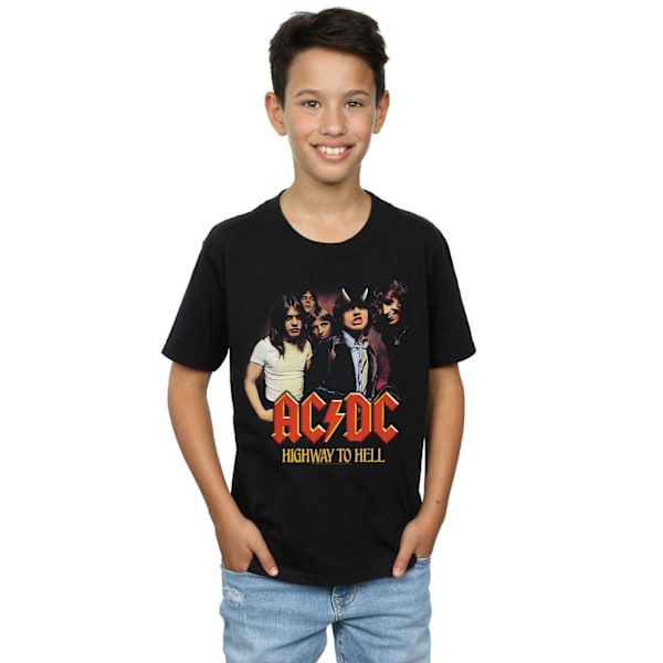 ACDC Boys Highway To Hell Group T-Shirt 3-4 år Svart Black 3-4 Years
