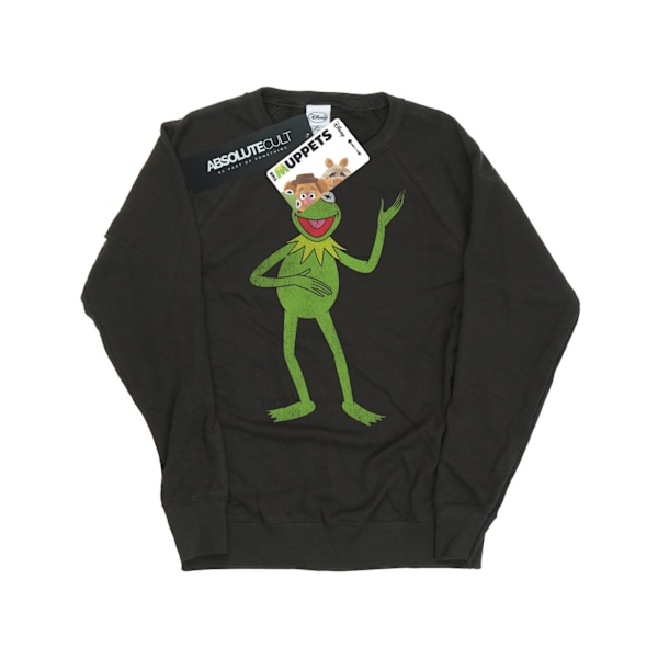 The Muppets Dam/Damer Classic Kermit Heather Sweatshirt L L Light Graphite L