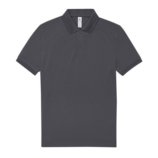B&C Herr My Polo Shirt M Mörkgrå Dark Grey M