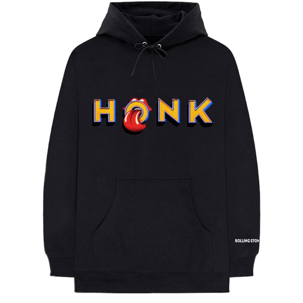 The Rolling Stones Unisex Adult Honk Letters Pullover Hoodie XX Black XXL