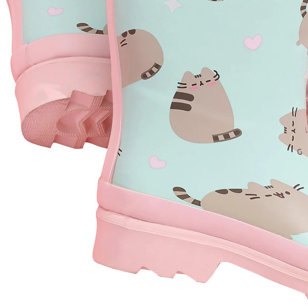 Pusheen Dam/Dam Trädgårdsstövlar 4 UK Mintgrön/Rosa Mint Green/Pink 4 UK