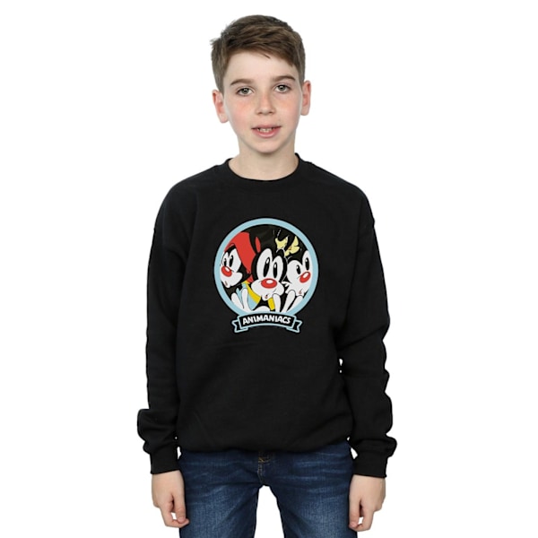 Animaniacs Boys Fisheye Group Sweatshirt 12-13 år Svart Black 12-13 Years