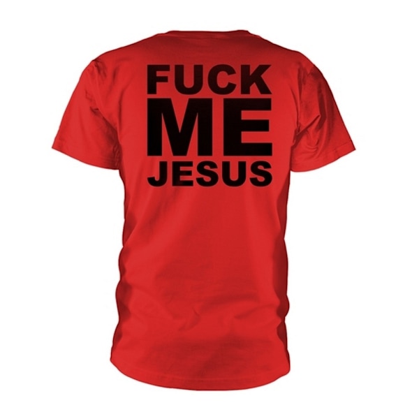 Marduk Unisex Adult Fuck Me Jesus T-Shirt XL Röd Red XL