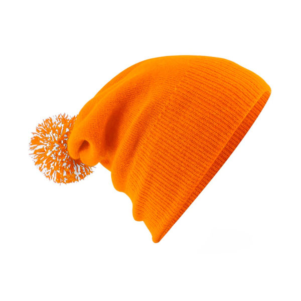 Beechfield Vuxen Unisex Snowstar Mössa One Size Orange/Vit Orange/White One Size