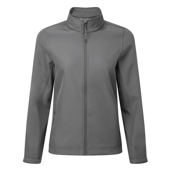 Premier Dam/Kvinna Windchecker Återvunnen Tryckbar Mjuk Skaljacka Dark Grey 3XL