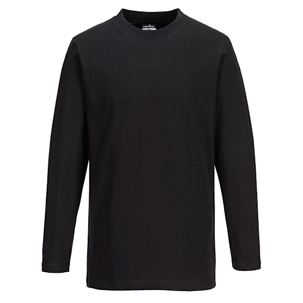 Portwest Herr Långärmad T-shirt M Svart Black M