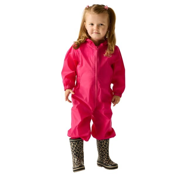 Regatta Barn/Kids Vattentät Pölldräkt 2-3 År Jem Rosa Jem Pink 2-3 Years