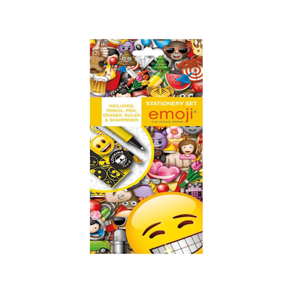 Emoji-brevpapper Set One Size Svart Black One Size