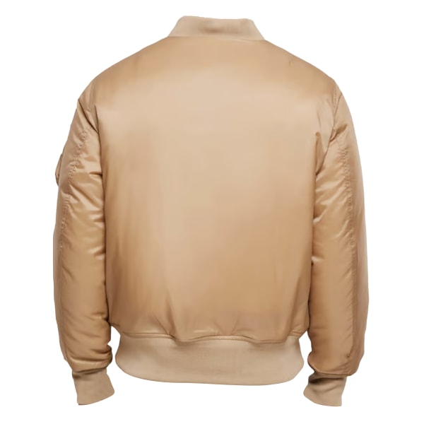 Bygg ditt varumärke Kontrastbomberjacka för män 2XL Union Beige Union Beige 2XL