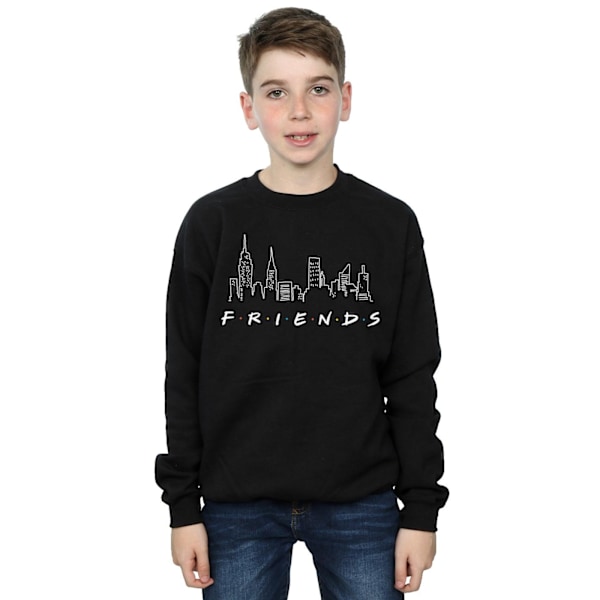 Friends Boys Skyline Logo Sweatshirt 12-13 år Svart Black 12-13 Years