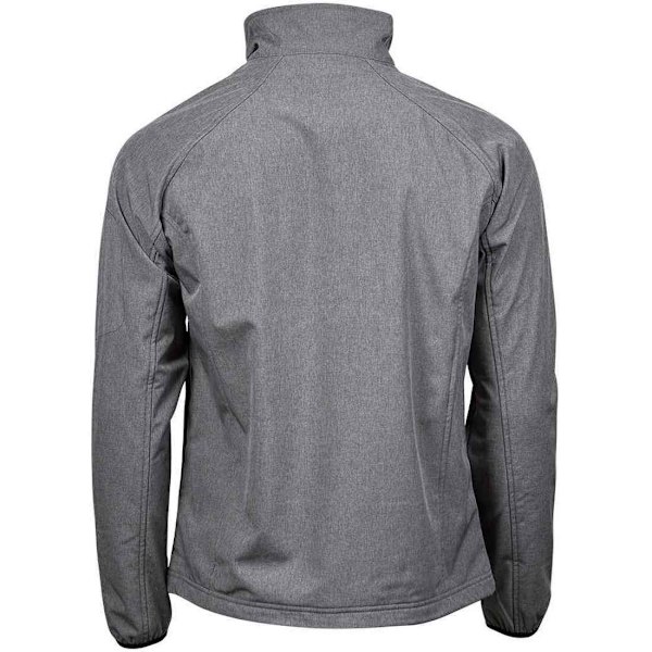 Tee Jays Herr Lättviktig Aktiv Softshell Jacka 3XL Grå Melange Grey Melange 3XL