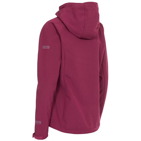 Trespass Womens/Ladies Bela II Vattentät Soft Shell Jacka XXS Grape Wine XXS