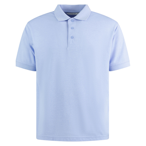 Kustom Kit Klassic Superwash Kortärmad Poloskjorta XS Ljus Heather Blå Light Heather Blue XS