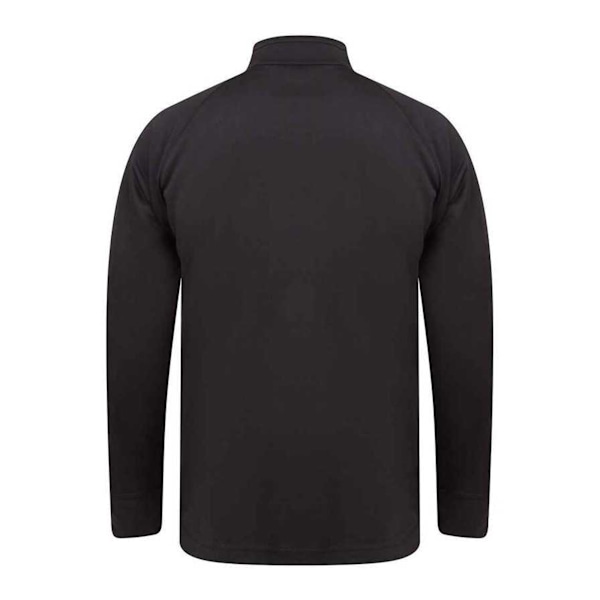 Finden & Hales Herr Kontrastpanel Stickad Träningsoverdel S Marinblå Navy/Royal Blue S