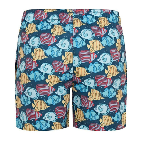 RIPT Essentials Pojkars Tropiska Fiskar Badbyxor 3-4 År Blå/Gul Blue/Yellow 3-4 Years