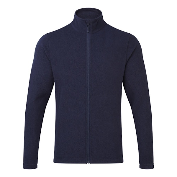 Premier Herr Recyclight Microfleece Full Zip Jacka 4XL Marinblå Navy 4XL