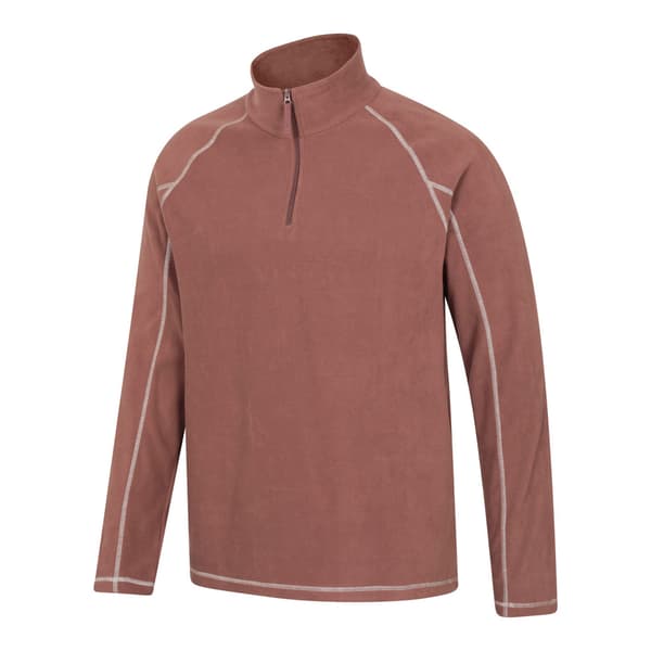 Mountain Warehouse Ashbourne II Half Zip Fleecetröja för män L Brun Brown L