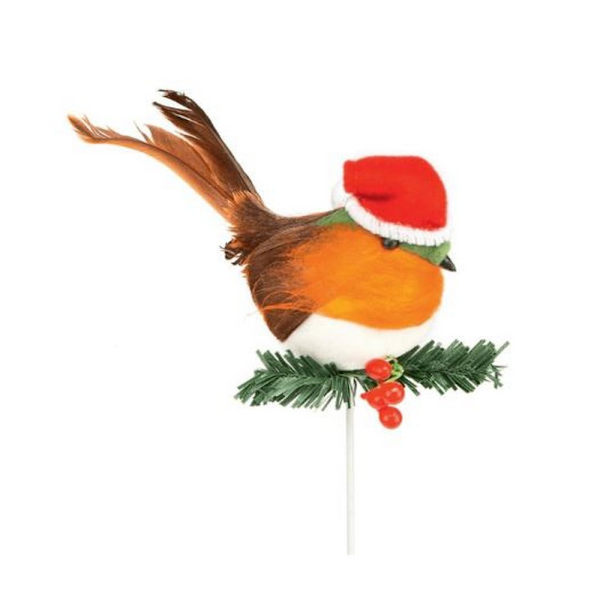 Premier Robin med Jultomteluva Plock Dekoration En Storlek Red/Orange/Brown One Size