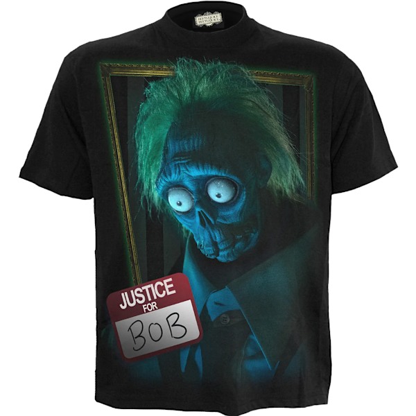 Beetlejuice Beetlejuice Unisex Vuxen Justice For Bob T-Shirt L Black L