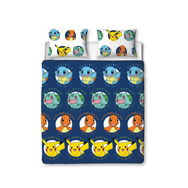 Pokemon Gotta Rotary Påslakanset Dubbel Multicolored Multicoloured Double