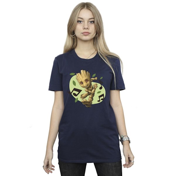 Marvel Dam/Kvinnor Guardians Of The Galaxy Groot Musikalisk Not Navy Blue M