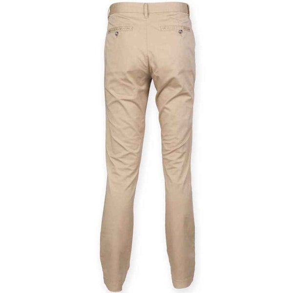 Front Row Herr Stretch Chinos 34L Stone Stone 34L