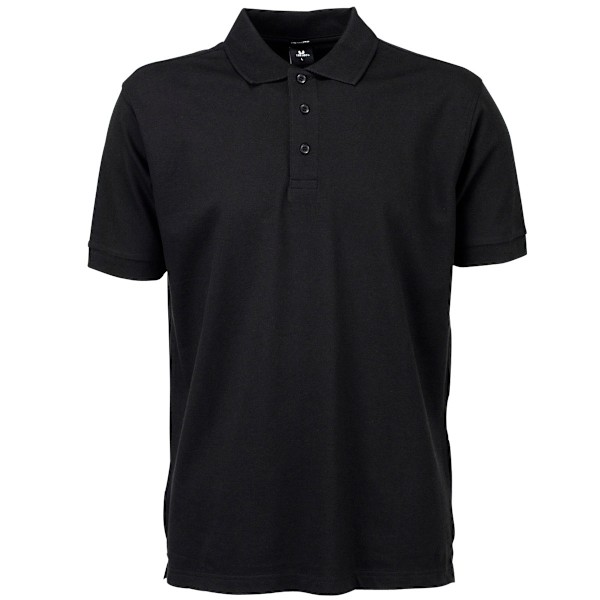 Tee Jays Herr Luxury Stretch Kortärmad Polotröja XL Svart Black XL