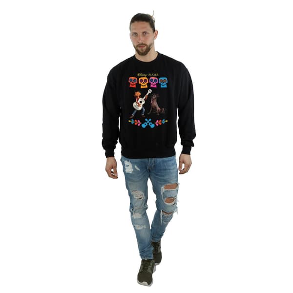Disney Herr Coco Miguel Logo Sweatshirt L Vit White L