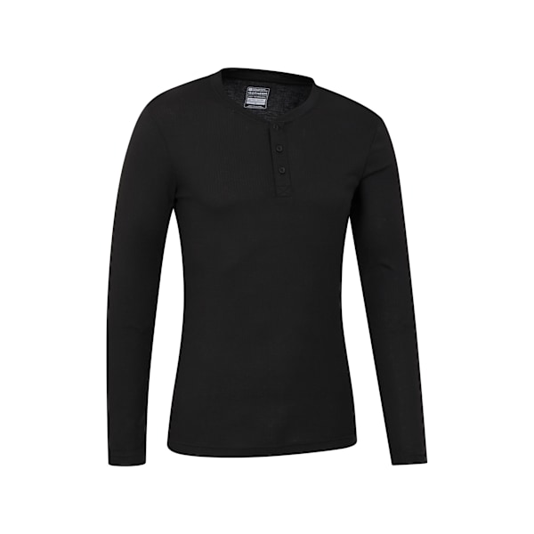 Mountain Warehouse Herr Talus Henley Termisk Topp L Svart Black L