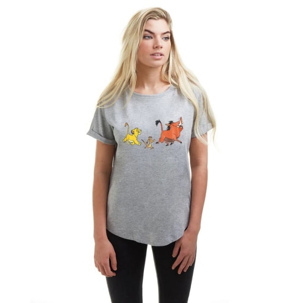 The Lion King Dam/Kvinnor Trio T-Shirt M Sports Grey Heather Sports Grey Heather M