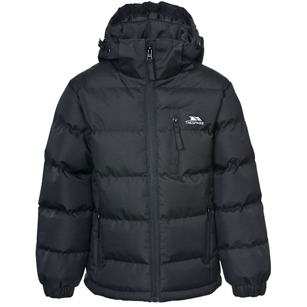 Trespass Kids Boys Tuff Padded Vinterjacka 5/6 År Svart Black 5/6 Years