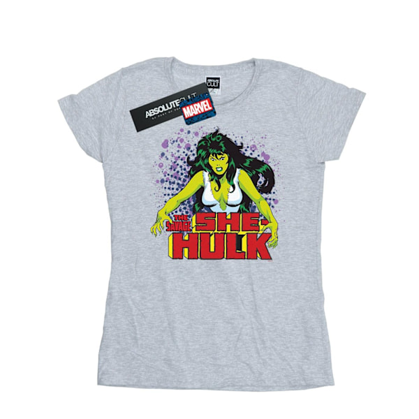 Marvel Dam/Damer The Savage She-Hulk Bomull T-shirt S Sport Sports Grey S