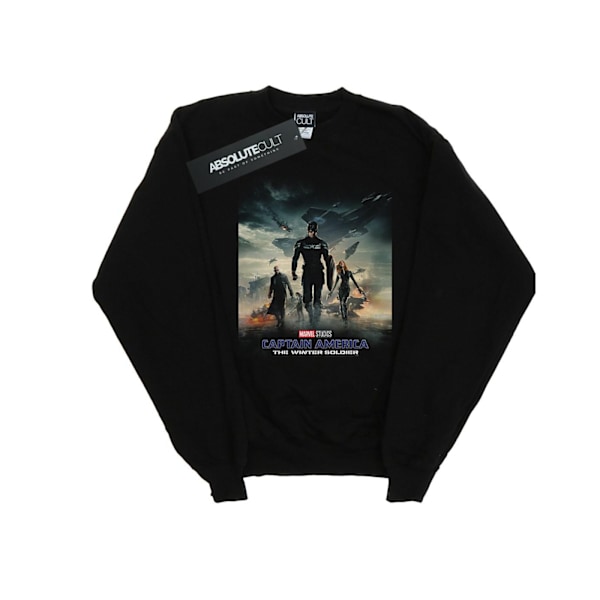 Marvel Studios Pojkar Captain America The Winter Soldier Poster S Black 7-8 Years