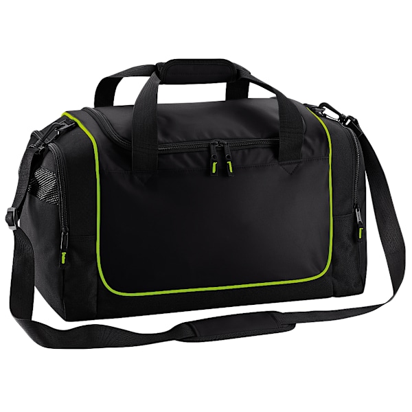 Quadra Teamwear Locker Duffelväska (30 liter) One Size Svart/Lime Black/Lime Green One Size