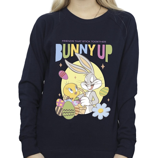 Looney Tunes Dam/Damer Bunny Up Sweatshirt L Marinblå Navy Blue L