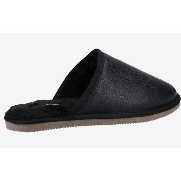 Hush Puppies Herr Coady Läderslippers 7 UK Svart Black 7 UK