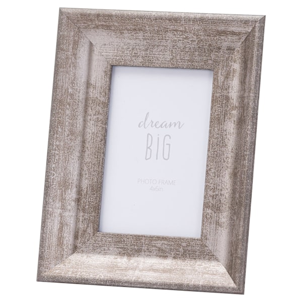 Hill Interiors Konvex Enkel Bildram 5 tum x 7 tum Silver Silver 5in x 7in